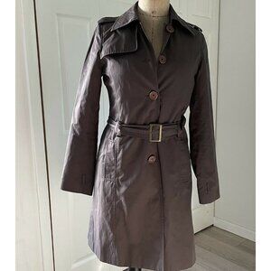 Yumi Mazao trench Overcoat Brown Size 1